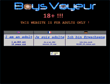 Tablet Screenshot of boysvoyeur.com